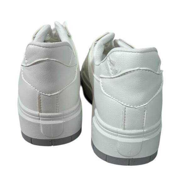 PrettyLittleThing Contrast Sole Chunky Platform Sneakers White Size NWT Size 6US - Picture 6 of 10